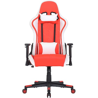 Hanover Commando Ergonomic Gaming Chair, Red/White/Black (HGC0113)