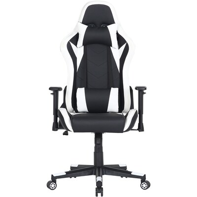 Hanover Commando Ergonomic Gaming Chair, Black/White (HGC0114)