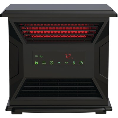Lifesmart Electric Intake Infrared Heater, 5000-5999 BTU, Black (HT1276)