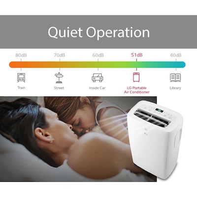 LG Electronics 6,000 BTU Portable Air Conditioner, White (LP0621WSR)