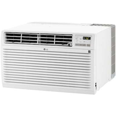 LG 10,000 BTU 230V Through-the-Wall Air Conditioner 11,200 BTU Supplemental Heat Function, White (LT1033HNR)