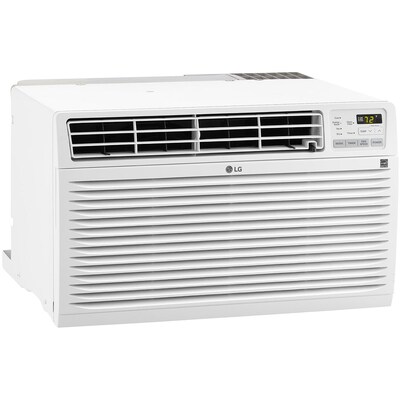 LG 10,000 BTU 230V Through-the-Wall Air Conditioner 11,200 BTU Supplemental Heat Function, White (LT1033HNR)
