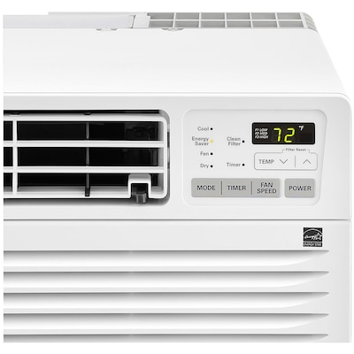 LG 10,000 BTU 230V Through-the-Wall Air Conditioner 11,200 BTU Supplemental Heat Function, White (LT1033HNR)