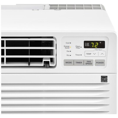 LG 11,800 BTU 230V Through-the-Wall Air Conditioner Supplemental Heat Function, White (LT1233HNR)