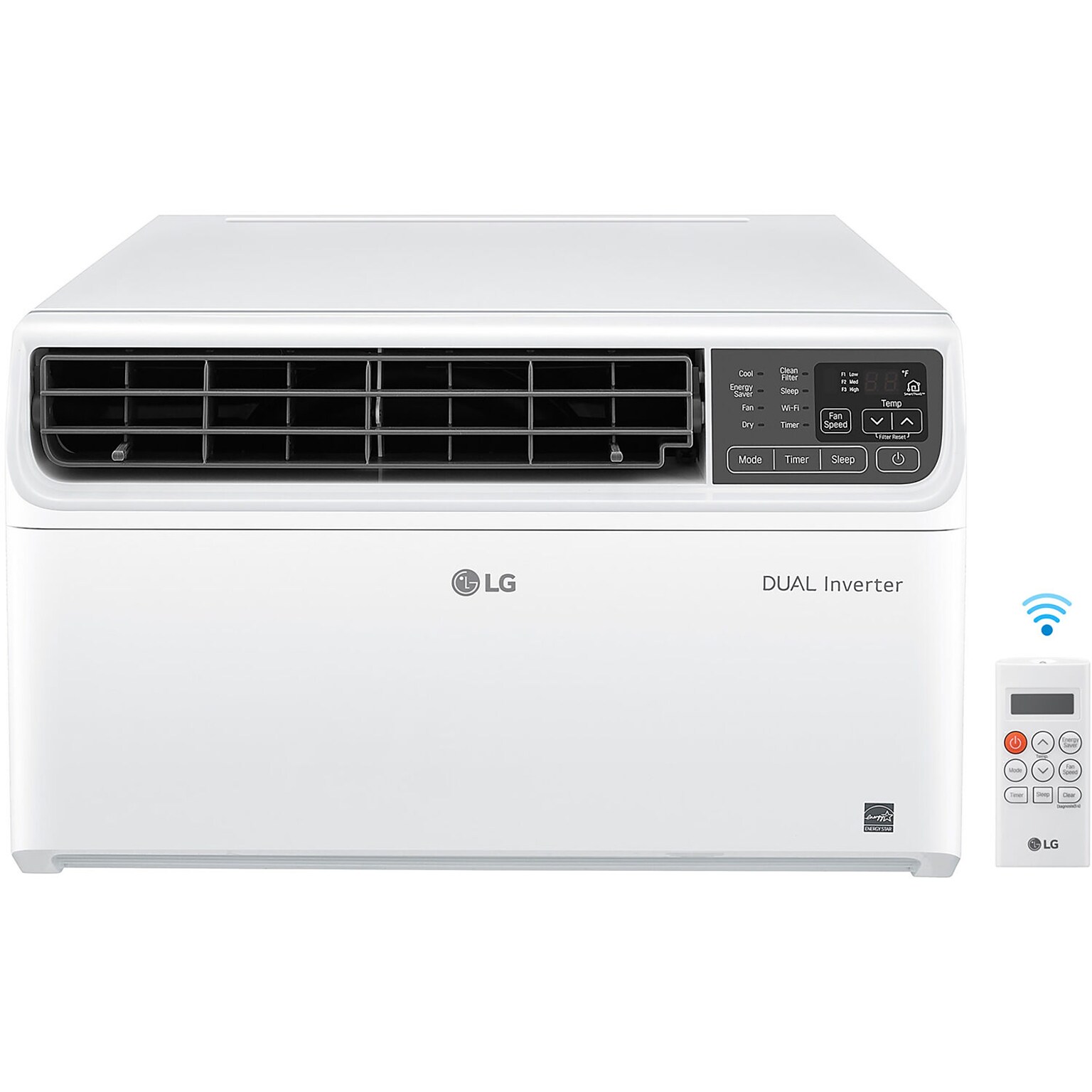 LG 10,000 BTU Dual Inverter Smart Window Air Conditioner, White (LW1022IVSM)