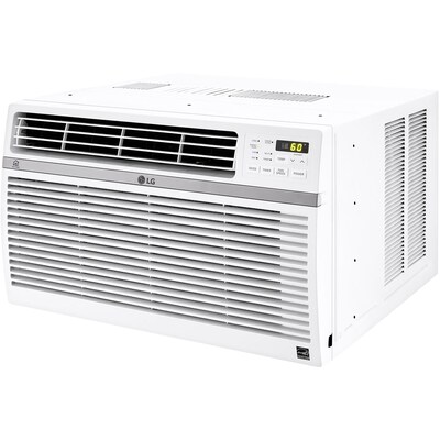 LG Energy Star 12,000 BTU 115V Window-Mounted Air Conditioner, Wi-Fi Enabled, White (LW1217ERSM1)