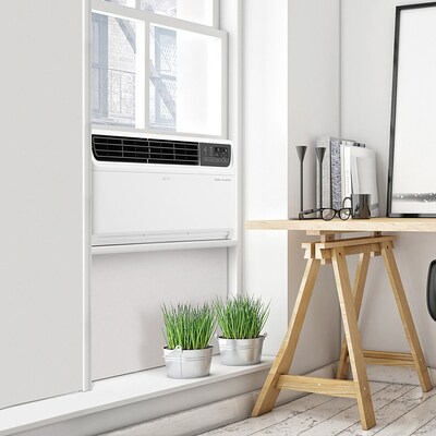 LG 18,000 BTU 230V Dual Inverter Window Air Conditioner, Wi-Fi Enabled, White (LW1822IVSM)