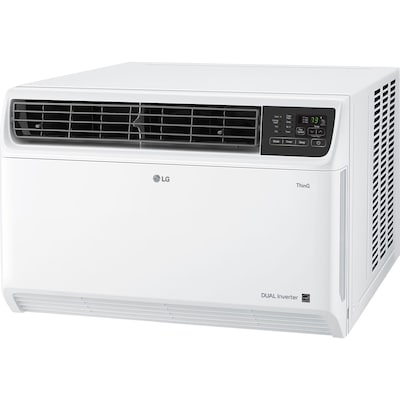 LG 18,000 BTU 230V Dual Inverter Window Air Conditioner, Wi-Fi Enabled, White (LW1822IVSM)