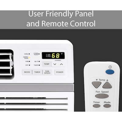 LG Electronics 24,500 BTU Smart Window Air Conditioner with Remote, White (LW2521ERSM)