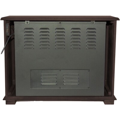 Lifesmart Electric Fireplace Heater 5300 BTU, Dark Walnut (MDFP2090US)