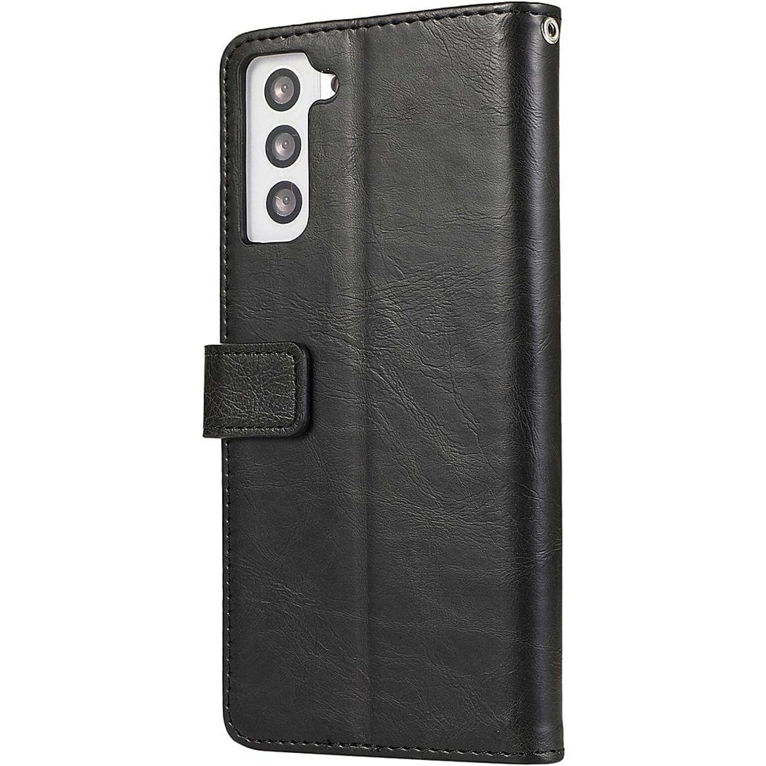 SaharaCase Folio Wallet Case for Samsung Galaxy S23, Black (CP00391)