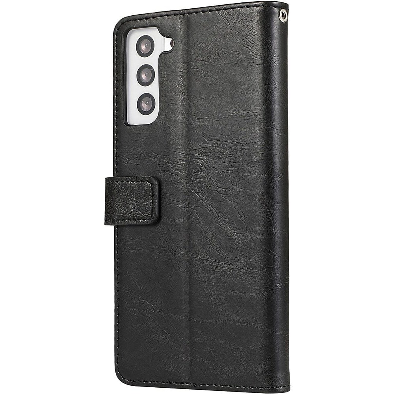 SaharaCase Folio Wallet Case for Samsung Galaxy S23+, Black (CP00399)