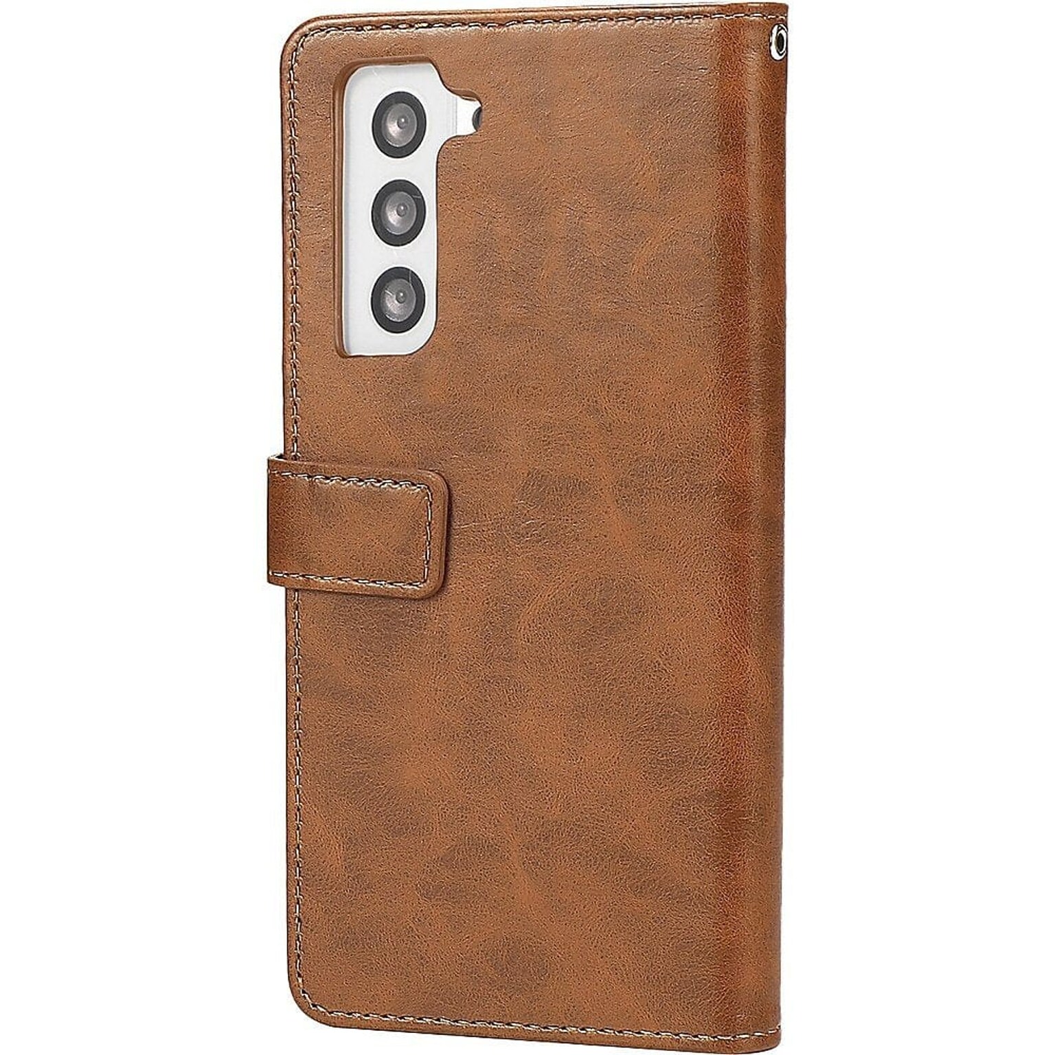 SaharaCase Folio Wallet Case for Samsung Galaxy S23+, Brown (CP00400)