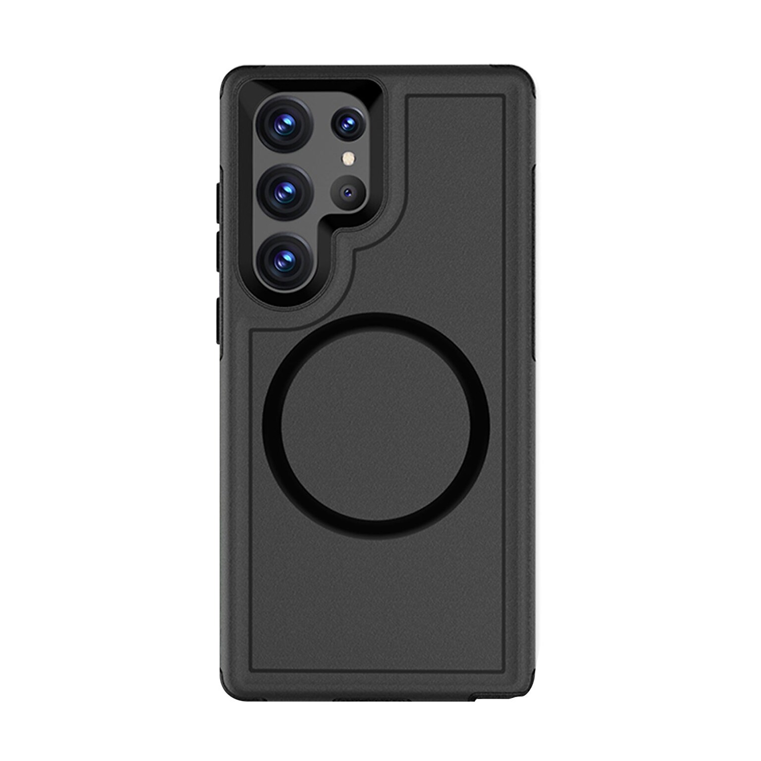 SaharaCase Armor Series Hard Shell Case Cover for Galaxy S23 Ultra, Black (CP00403)