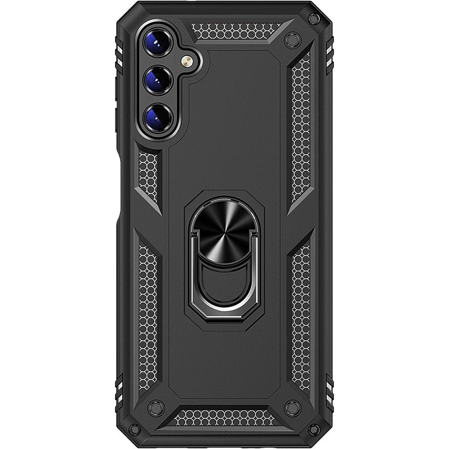 SaharaCase Military Kickstand Series with Belt Clip Case for Samsung Galaxy A14 5G, Black (CP00415)