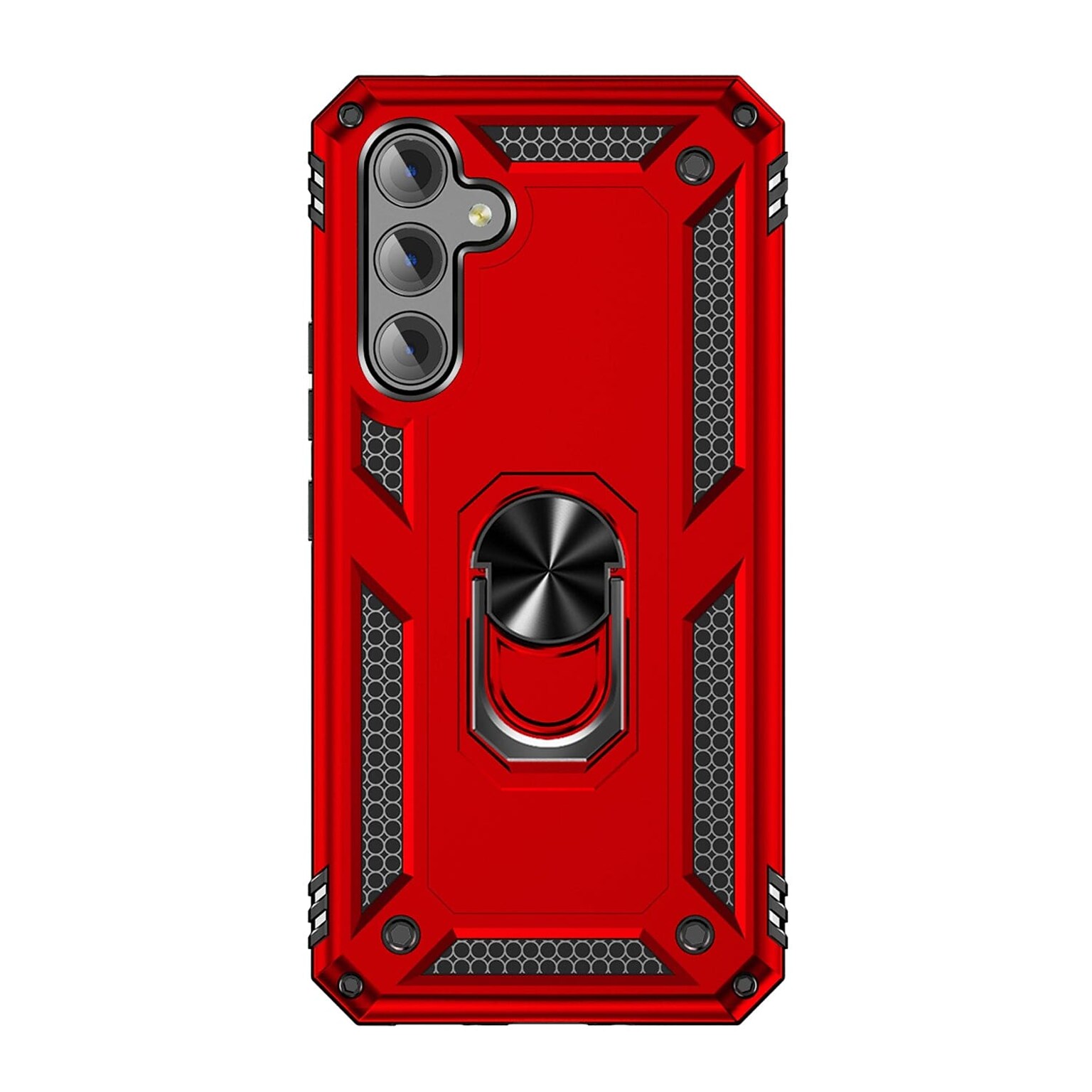 SaharaCase Military Kickstand Series with Belt Clip Case for Samsung Galaxy A54 5G, Red (CP00422)