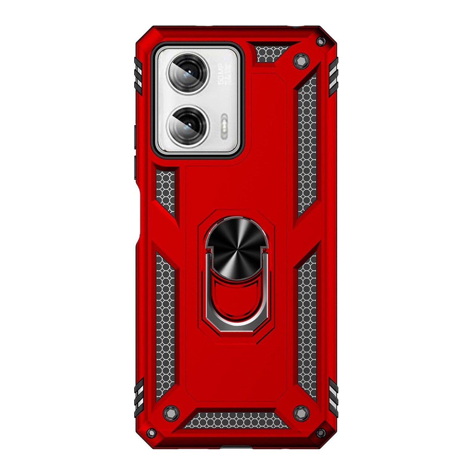 SaharaCase Military Kickstand Series Case for Motorola G Power 5G (2023), Red (CP00427)
