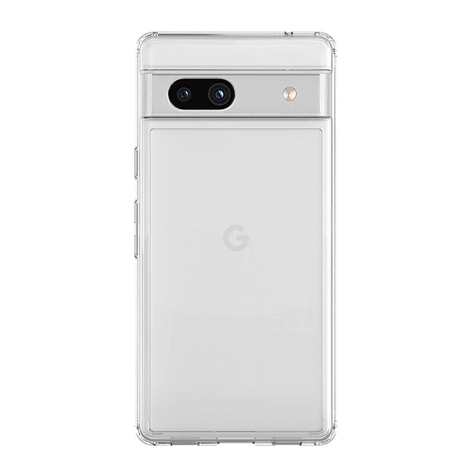 SaharaCase Hybrid-Flex Hard Shell Series Case for Google Pixel 7a, Clear (CP00428)