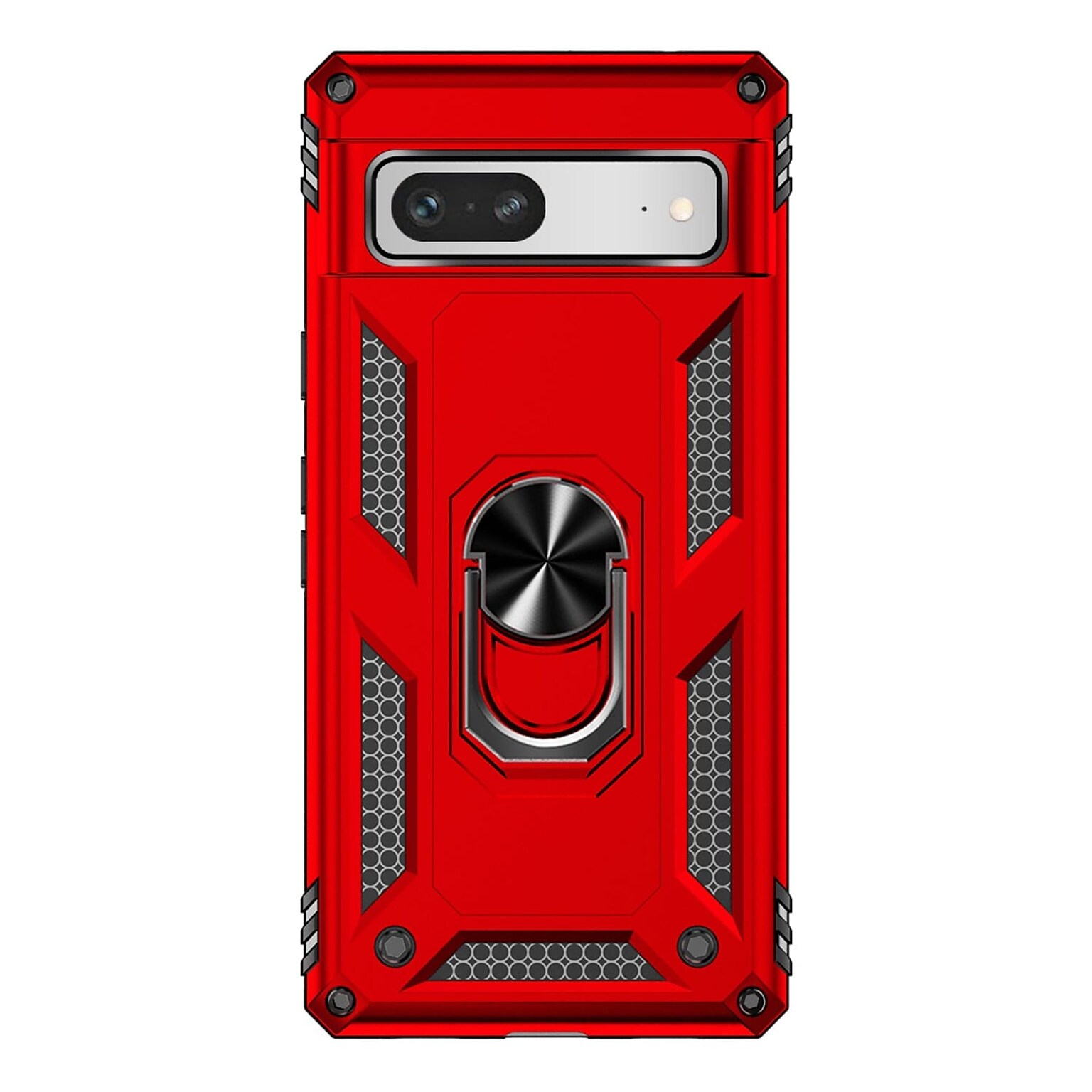 SaharaCase Military Kickstand Series Case for Google Pixel 7a, Red (CP00342)