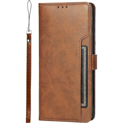 SaharaCase Folio Wallet Case for Samsung Galaxy S23, Brown (CP00392)