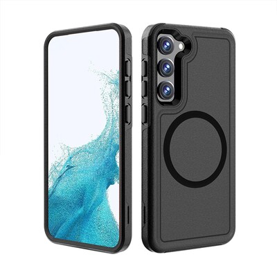 SaharaCase Armor Series Hard Shell Case Cover for Galaxy S23+, Black (CP00395)