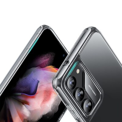 SaharaCase AirShield Boost Kickstand Series Case for Samsung Galaxy S23+, Clear (CP00396)