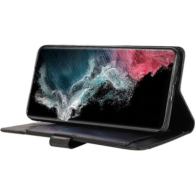 SaharaCase Folio Wallet Case for Samsung Galaxy S23+, Black (CP00399)