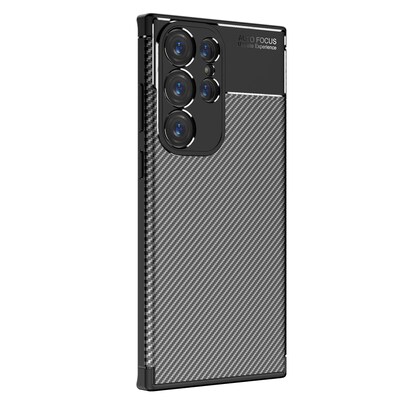 SaharaCase Anti-Slip Series Case for Samsung Galaxy S23 Ultra, Black (CP00402)