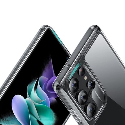 SaharaCase AirShield Boost Kickstand Series Case for Samsung Galaxy S23 Ultra, Clear (CP00404)