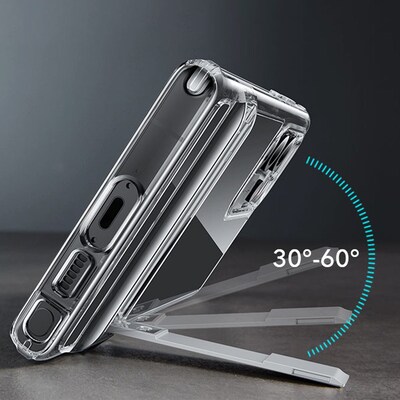 SaharaCase AirShield Boost Kickstand Series Case for Samsung Galaxy S23 Ultra, Clear (CP00404)