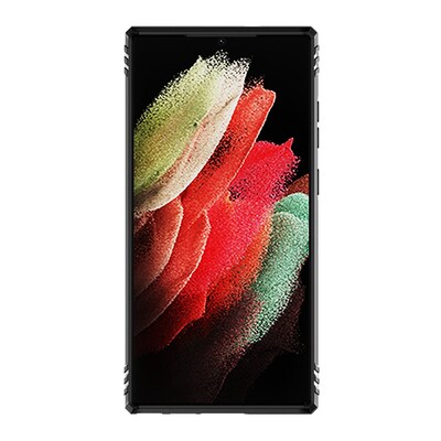 SaharaCase Military Kickstand Series with Belt Clip Case for Samsung Galaxy S23 Ultra, Black (CP00405)