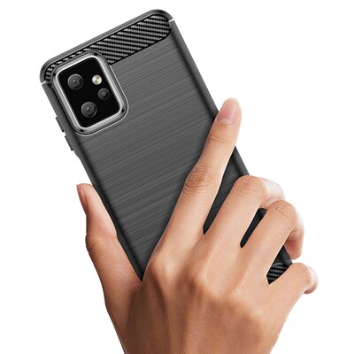 SaharaCase Anti-Slip Series Case for Motorola G Power 5G (2023), Black (CP00424)