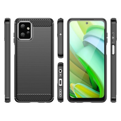 SaharaCase Anti-Slip Series Case for Motorola G Power 5G (2023), Black (CP00424)