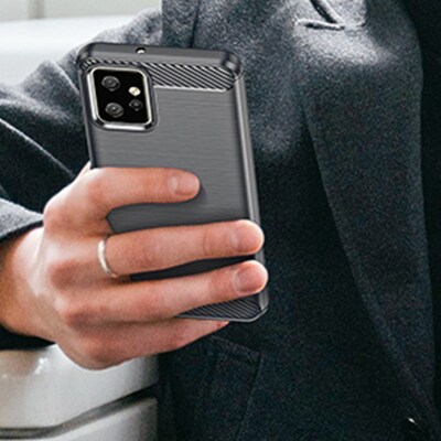 SaharaCase Anti-Slip Series Case for Motorola G Power 5G (2023), Black (CP00424)