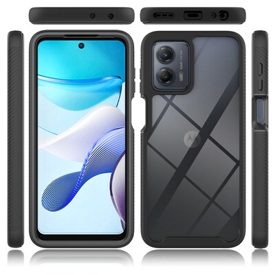 SaharaCase GRIP Series Case for Motorola G Power 5G (2023), Black (CP00425)