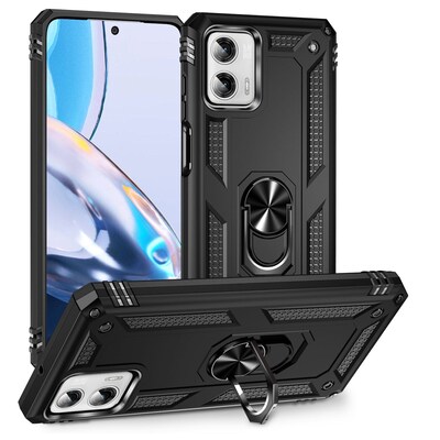 SaharaCase Military Kickstand Series Case for Motorola G Power 5G (2023), Black (CP00426)
