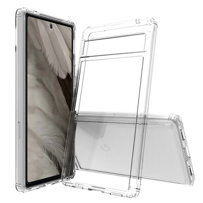 SaharaCase Hybrid-Flex Hard Shell Series Case for Google Pixel 7a, Clear (CP00428)