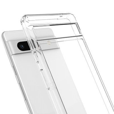SaharaCase Hybrid-Flex Hard Shell Series Case for Google Pixel 7a, Clear (CP00428)