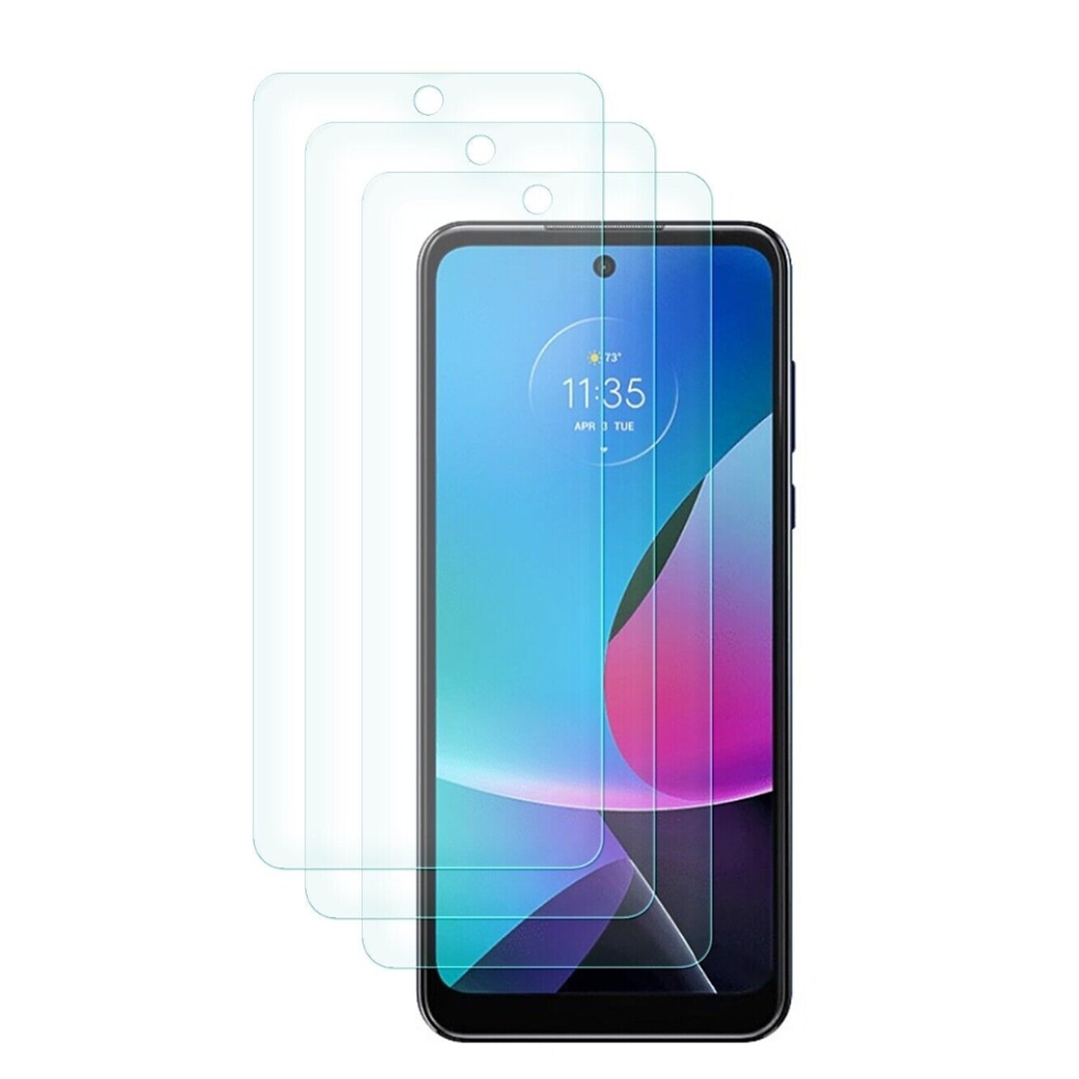 SaharaCase Tempered Screen Protector for Motorola G Power 2023, Clear, 2/Pack (ZD00116)