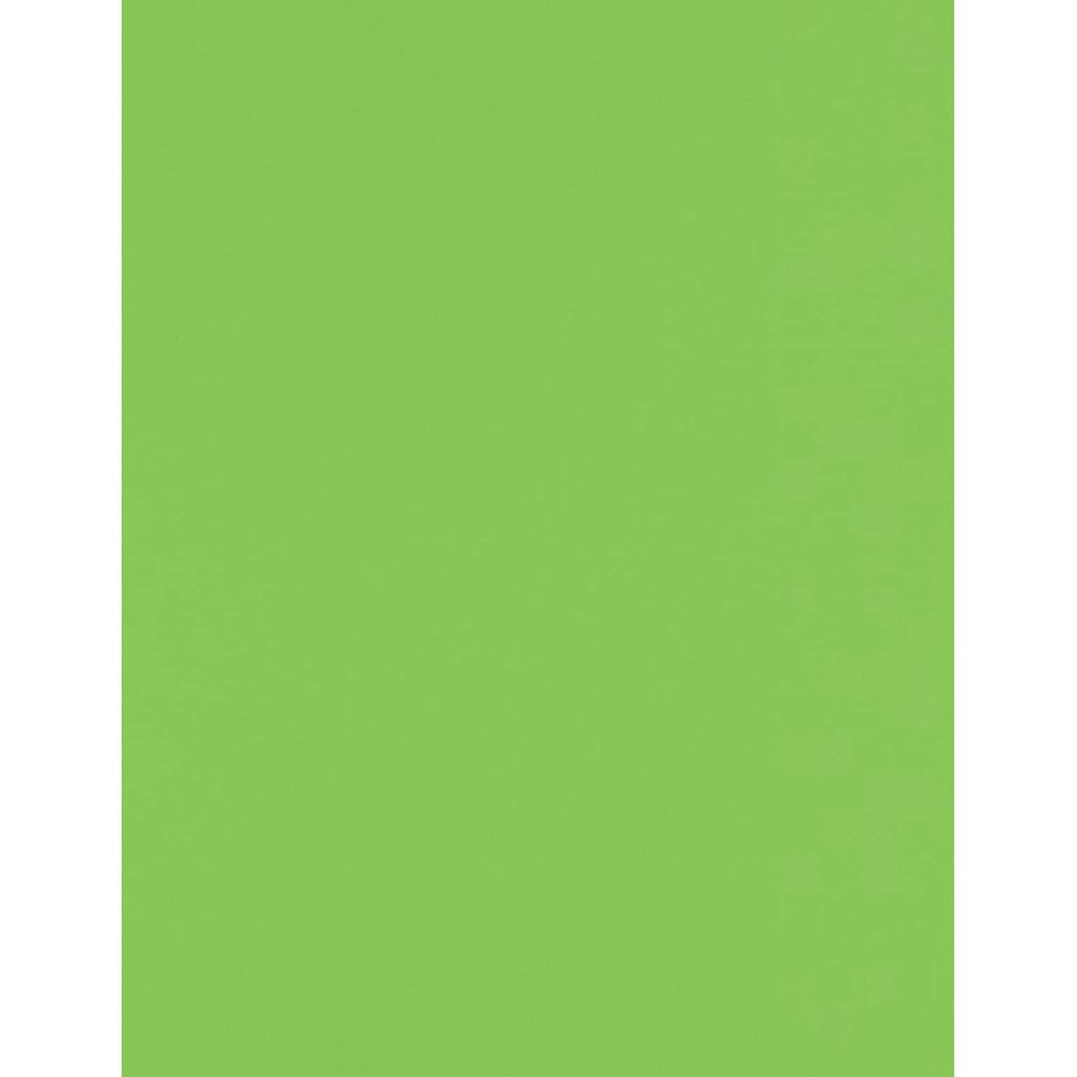 JAM PAPER 8.5” x 11” Cardstock, 100lb, Limelight, 50/pack  (81211-C-199-50)
