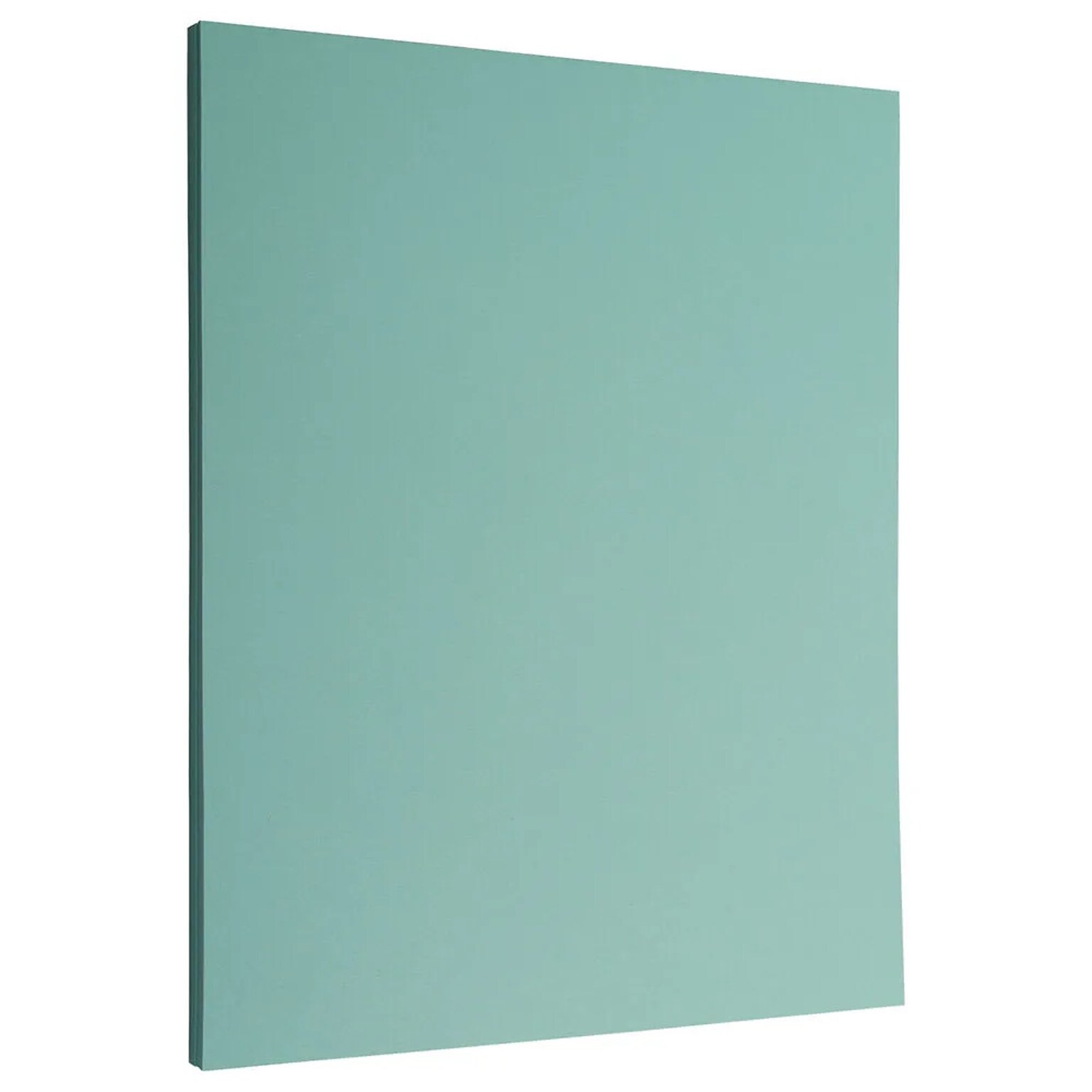 JAM Paper 8.5 x 11, 28 lbs., Aqua Blue, 100 Sheets/Ream (1524369G)