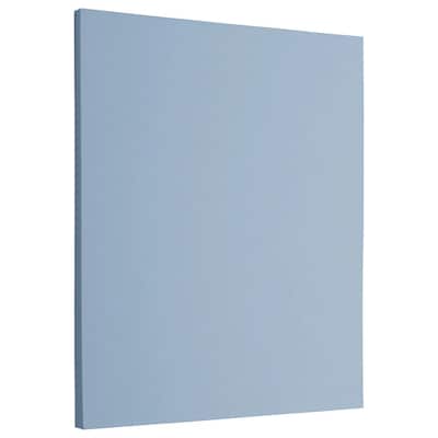 JAM Paper 8.5" x 11", 28 lbs., Baby Blue, 100 Sheets/Ream (5155794G)