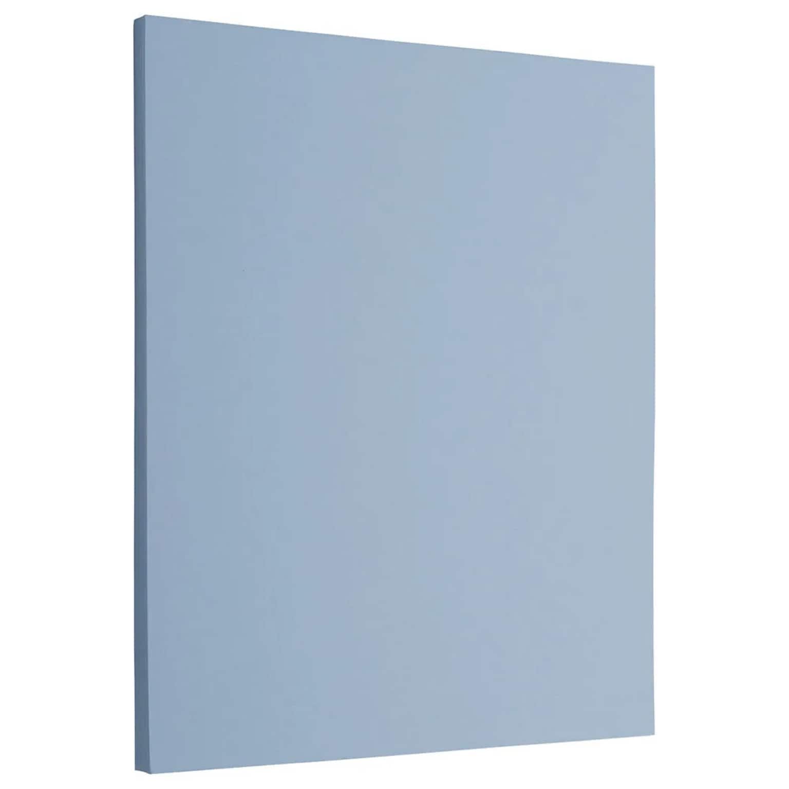 JAM Paper 8.5 x 11, 28 lbs., Baby Blue, 100 Sheets/Ream (5155794G)