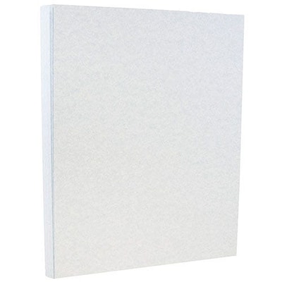 JAM PAPER 8.5 x 11 Parchment Cardstock, 65lb, Blue, 100/pack  (96700000G)