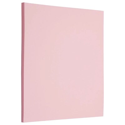 JAM Paper 8.5" x 11" Matte Paper, 28lb, Baby Pink Pastel, 100 Sheets/Pack (5155793G)