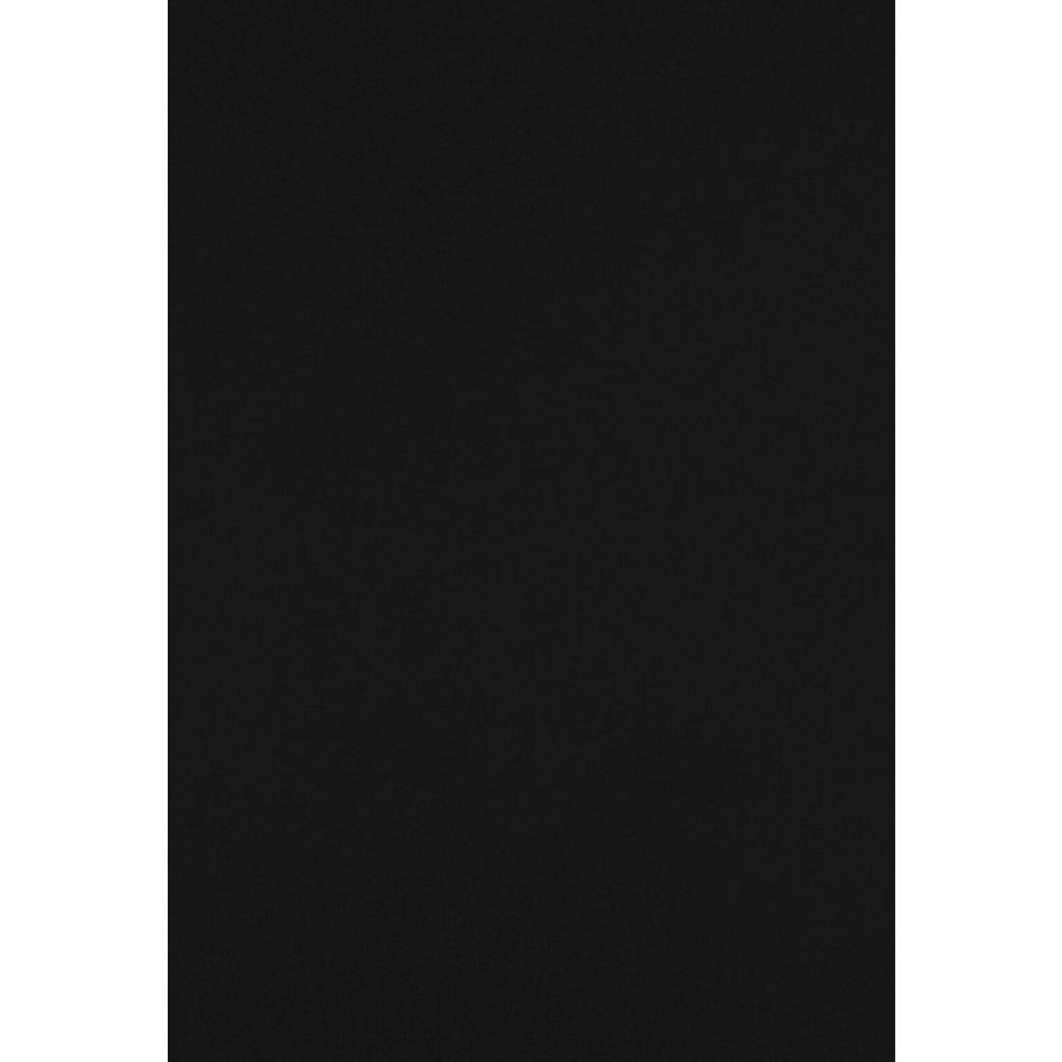 JAM PAPER 13 x 19 Cardstock, 100lb, Midnight Black, 50/pack  (1319-C-B-50)