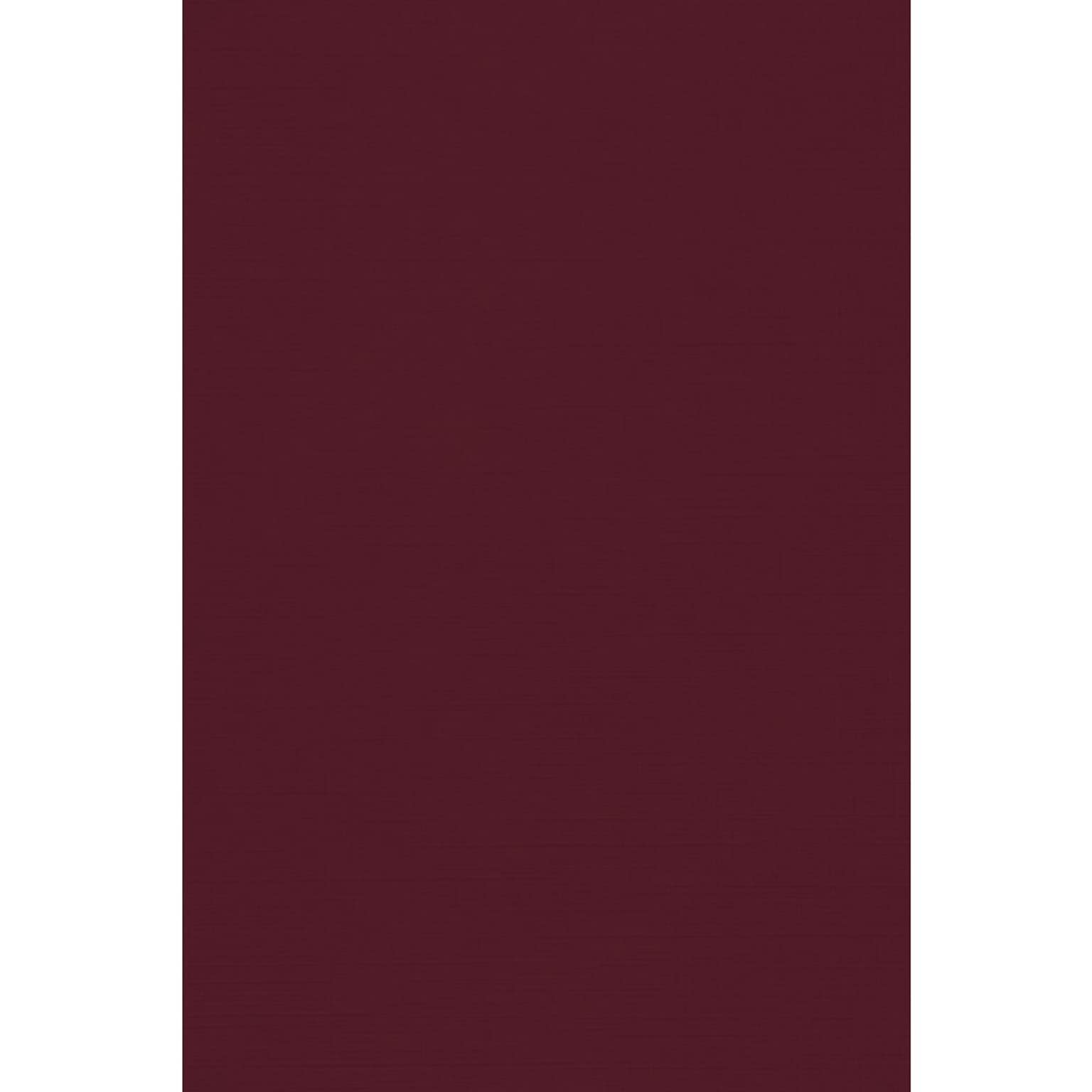 JAM PAPER 12 x 18 Cardstock, Burgundy Linen, 50/pack  (1218-C-BGLI-50)