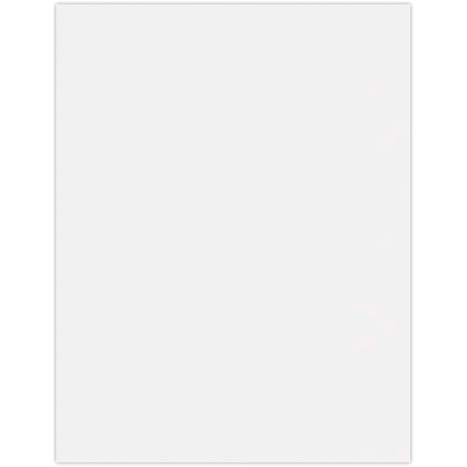 JAM PAPER 8.5 x 11 Cardstock, 100lb, White, 50/pack  (81211-C-100W-50)