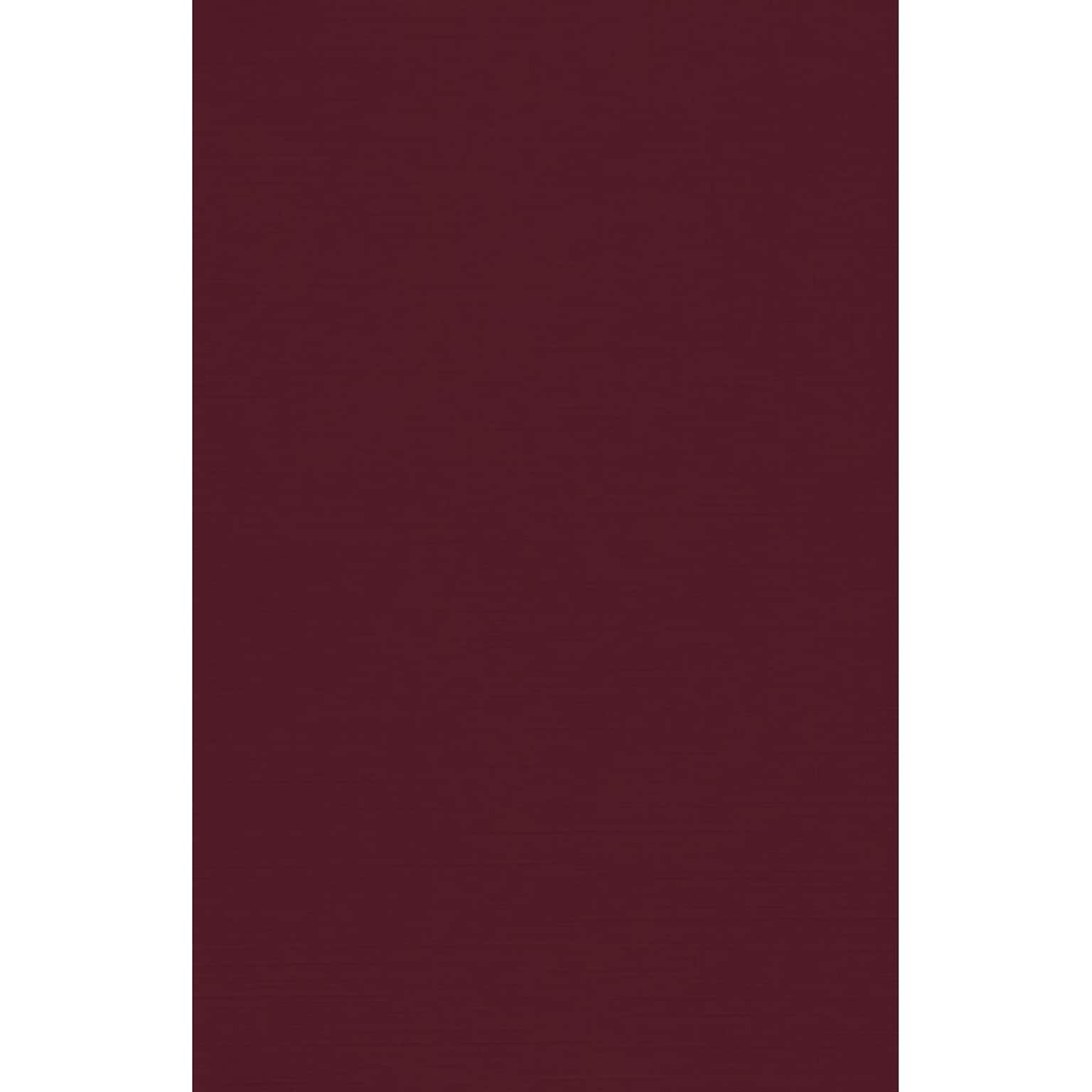 JAM PAPER 11 x 17 Cardstock, 100lb, Burgundy Linen, 50/pack  (1117-C-BGLI-50)