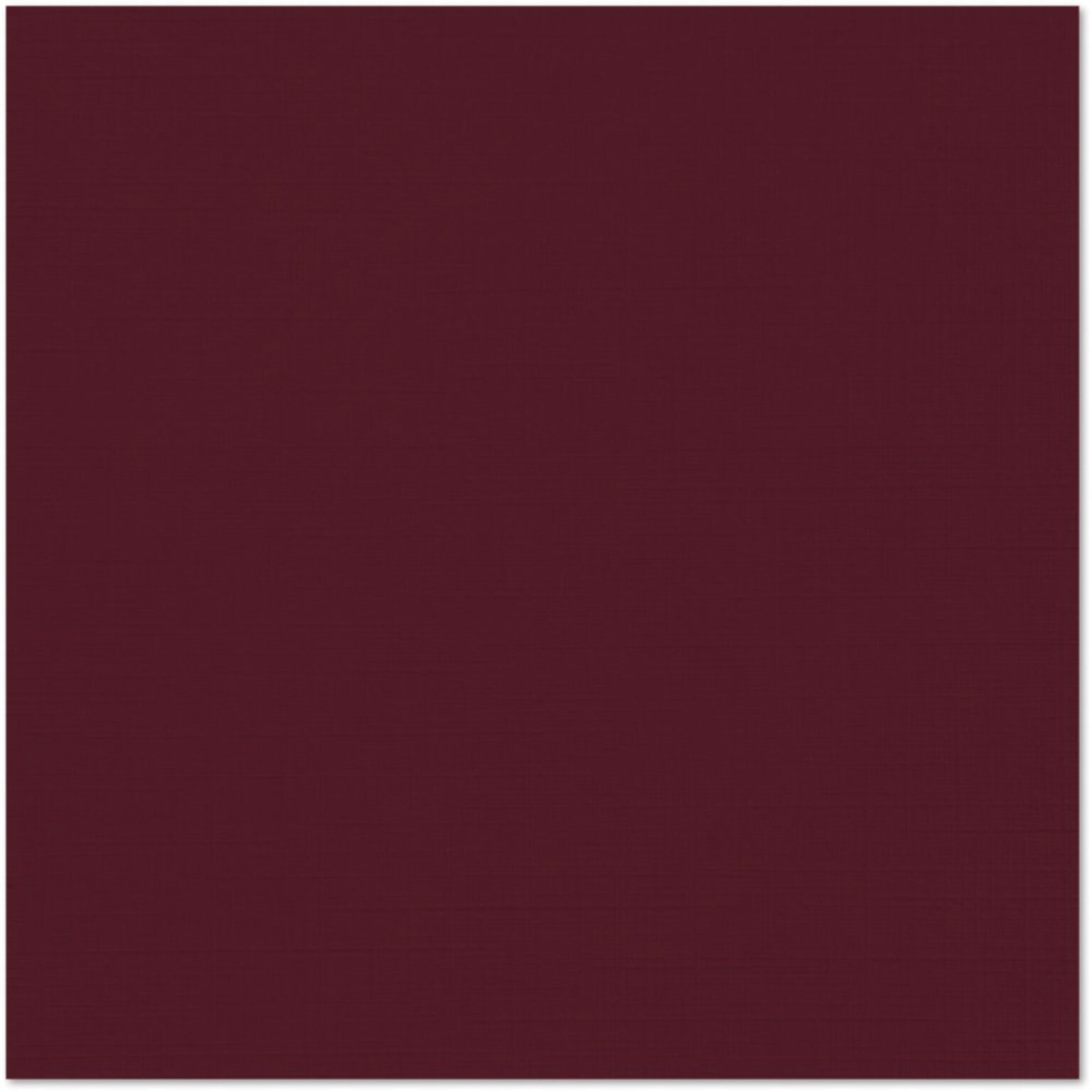 JAM PAPER 12 x 12 Cardstock, 100lb, Burgundy Linen, 50/pack  (1212-C-BGLI-50)